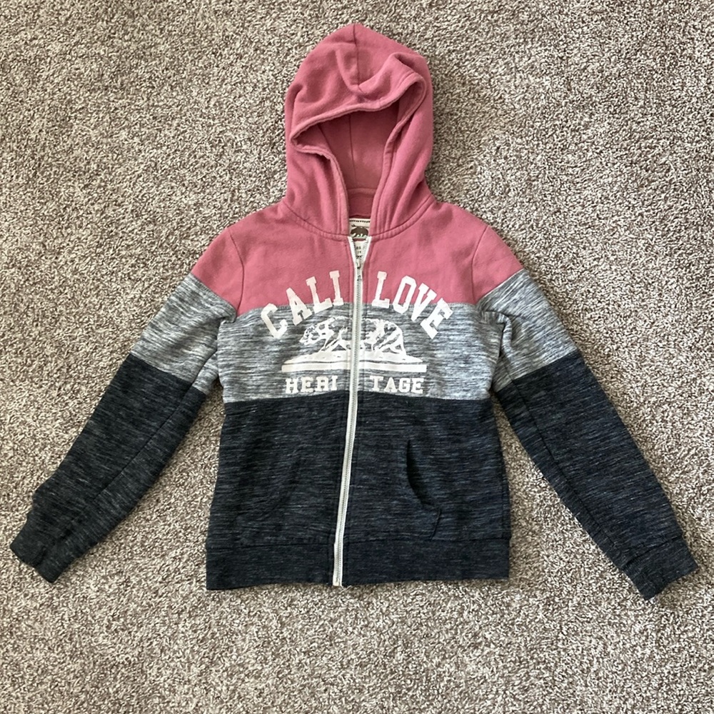 striped “california” jacket